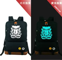 Vongola Семья Рюкзаки детей Серебристые Bagpack подростками мультфильм мешок Студенты Рюкзак Дети Холст Путешествия Школьные ранцы