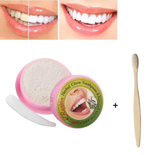 1Pcs Natural Herbal Clove Thailand Toothpaste Antibacterial Teeth