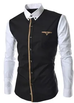 

Fashion Brand Men Shirt Business Cotton Solid Color Shirts Long-Sleeves Tops Men's Summer Casual Shirts 8675