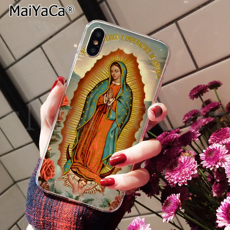 MaiYaCa Virgin Mary Christian Рождество Новое поступление черная ячейка чехол для телефона iphone 11 pro 8 7 66S Plus X XS MAX 5s SE XR