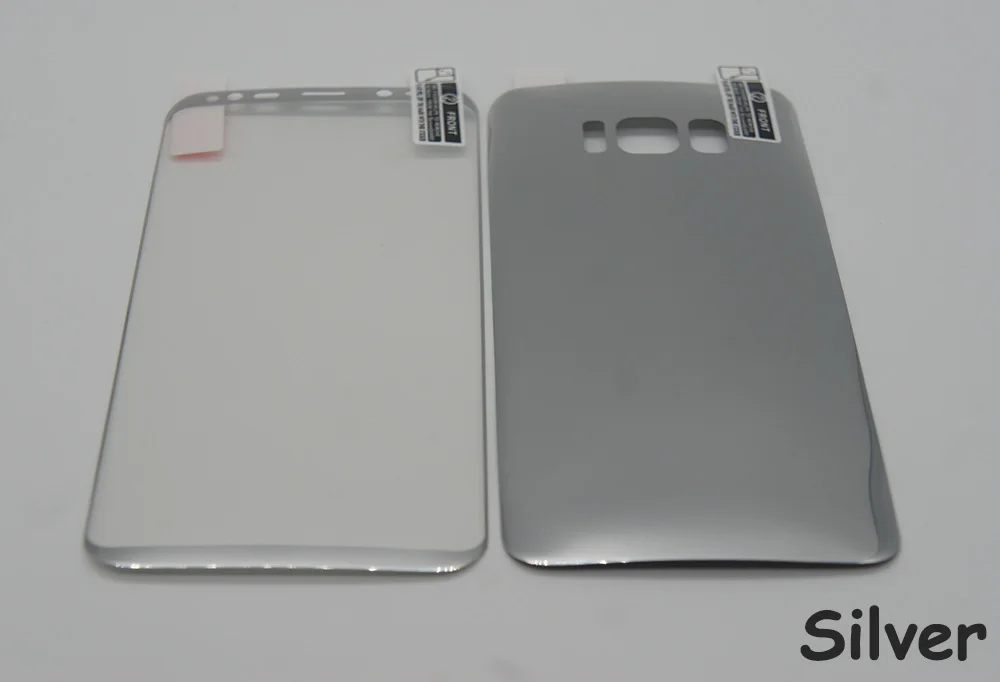Для samsung Galaxy S7 edge S8 S8 Plus Передняя и задняя гальванические ПЭТ полное покрытие протектор экрана 3D изогнутая мягкая пленка не Glas