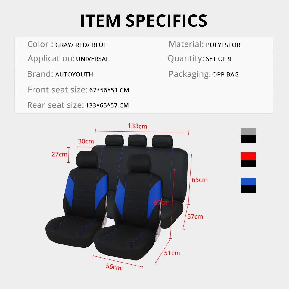 Partol-BLACK-Gauze-2pcs-pack-Universal-Fit-Car-Windows-Side-Curtains-with-Holes-Automobile-Front-Rear 