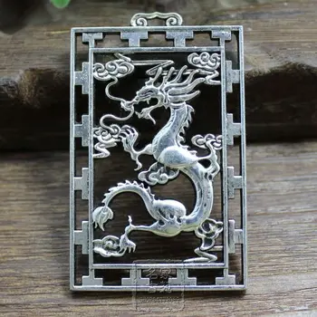 

Miao Yinlong brand hollow Pendant with double-sided pattern