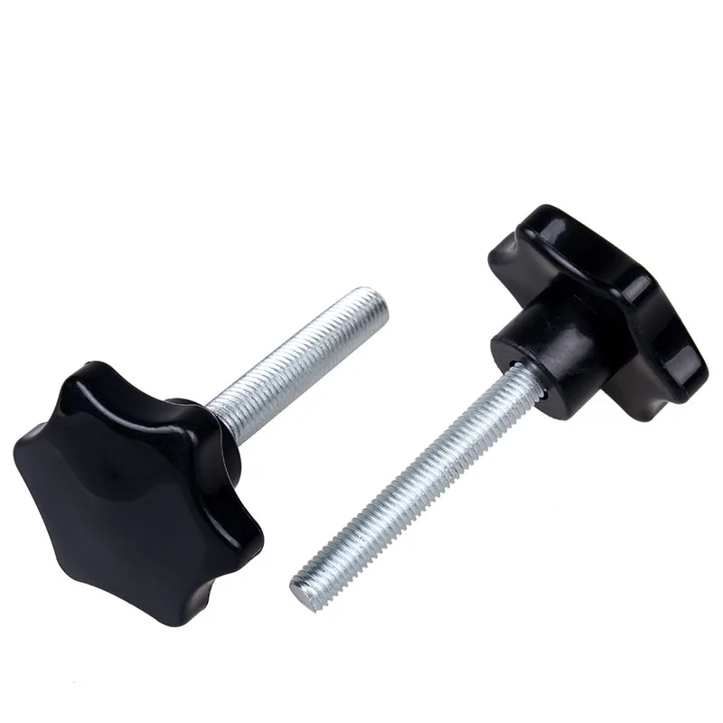 

M10/M12 Thread Star Shaped Clamping Nuts Knob For Industry Equipment Bakelite Plastic Head Handle Screw