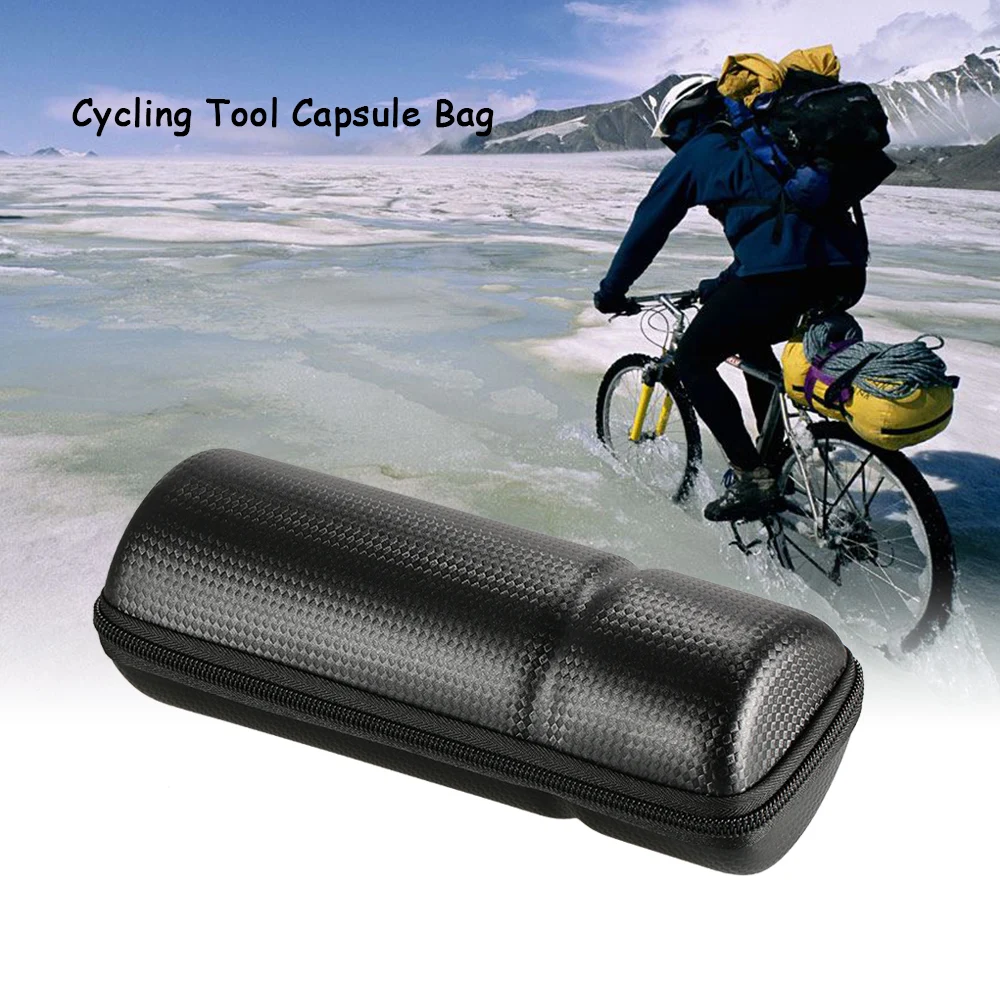 Perfect Waterproof Cycling Storage Box Carbon Fiber Leather Storage Boxes Bike Keys Glasses Water Bottle Cycling Tool 0