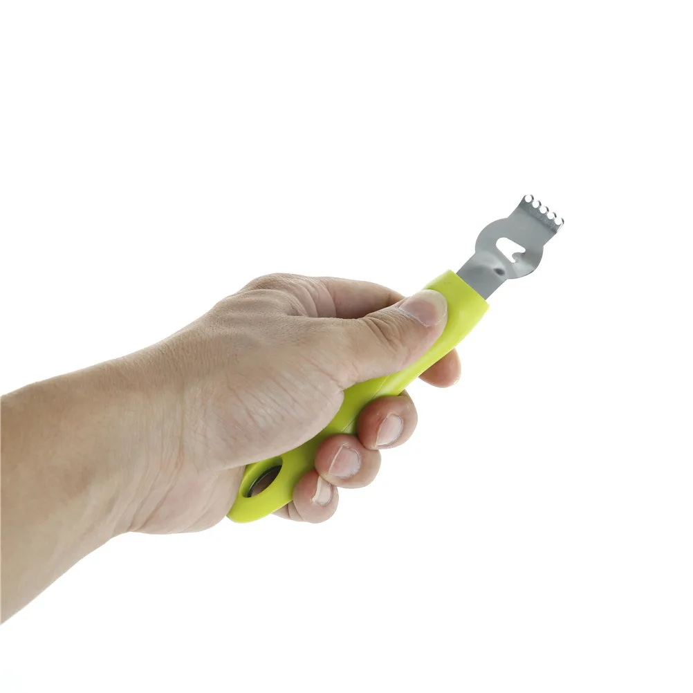

1Pc Stainless Steel Lemon Orange Citrus Grater Grips Peeling Knife Tool Newest