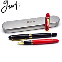 Guoyi A316 Новая Металлическая гелевая ручка, красная, черная, для обучения, офиса, школы, канцелярские принадлежности, подарок, роскошная ручка и отель, шариковая ручка для бизнеса