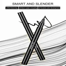 1 шт. Черная Подводка для глаз Лучший Водонепроницаемый жидкий карандаш для глаз Высокая Пигмент и стойкий макияж подводка для глаз TSLM1