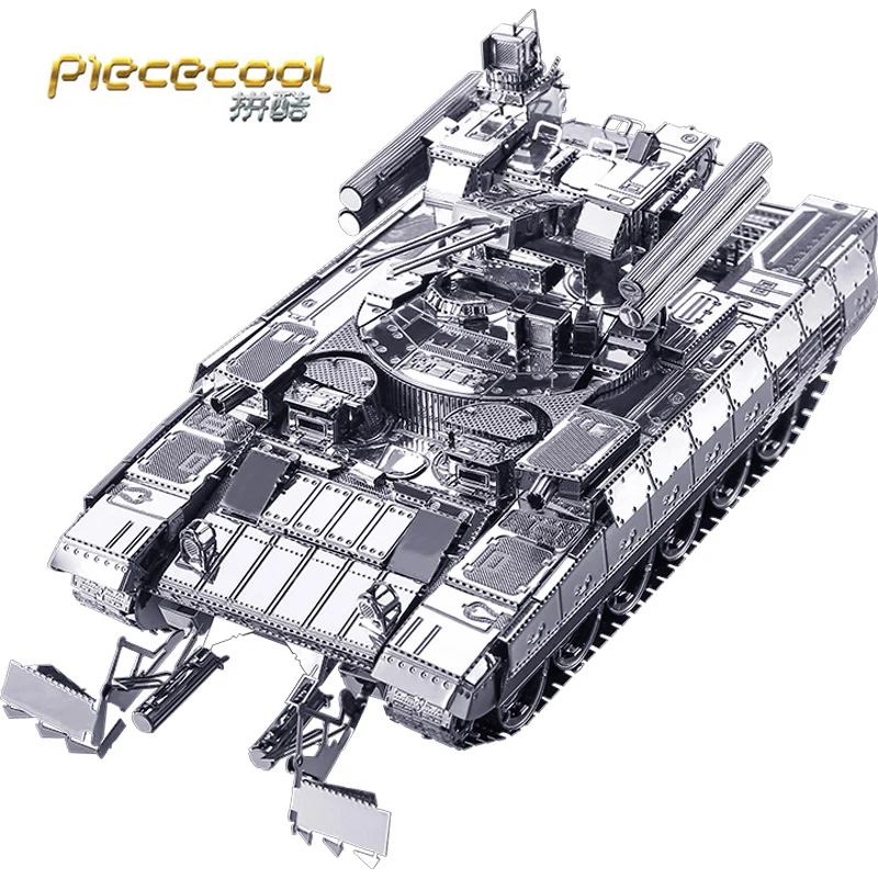 Piececool 3D металлическая головоломка, фигурка, игрушка BMPT, модель танка, обучающая 3D головоломка, модель игрушки, сделай сам, лазерная резка, ручная головоломка, наборы для детей