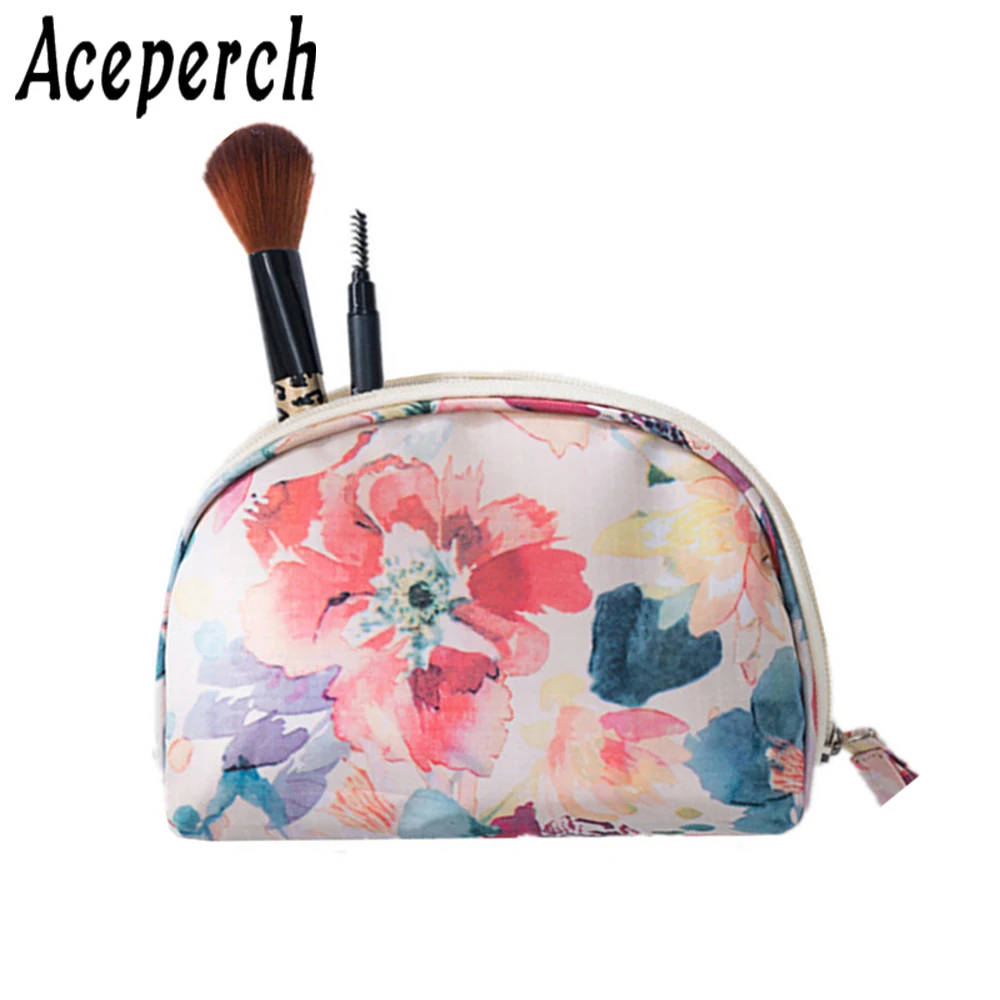 

ACEPERCH Women's Mini Cosmetic Bag Beauty Makeup Case Girl Toiletry Vanity Organizer Travel Bulk Accessories Supplies Product