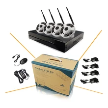 4ch 1080p 2.0MP Wireless Wifi IP Camera Kit 1.6mm Lens IR Night 8ch NVR Onvif Network P2P Surveillance Security CCTV System