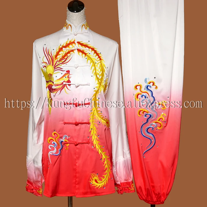 Китайская форма wushu для кунг-фу одежда костюм боевых искусств детей и взрослых |