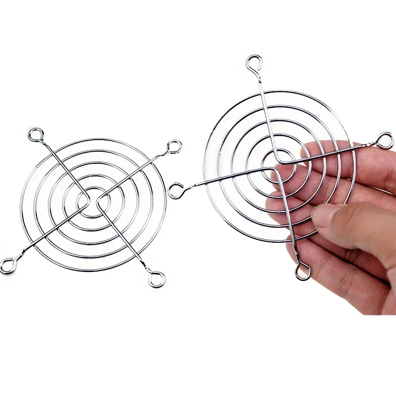 10 шт./лот 80 мм вентилятор охлаждения процессора гриль металлический провод защита пальцев протектор
