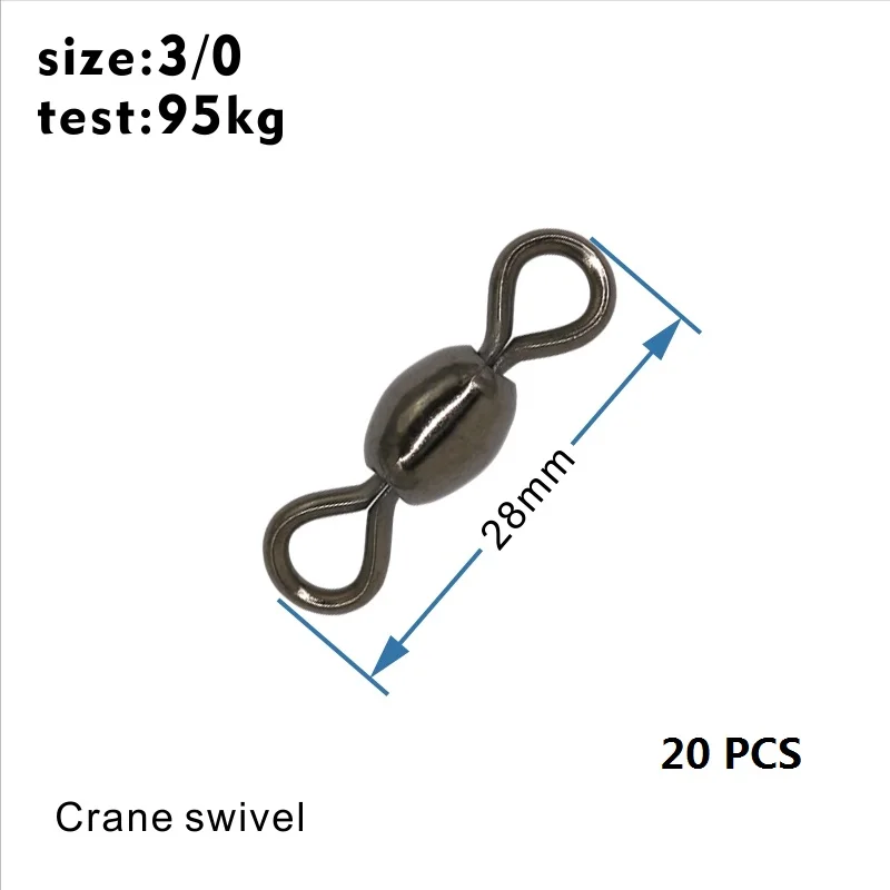 HXY шт(от 200 до 5) Размер(от 10 до 10/0) Вертлюги для рыболовных кранов с твердым кольцом, разъем для рыболовных крючков, аксессуары для рыболовных снастей - Цвет: 3l0     20PCS