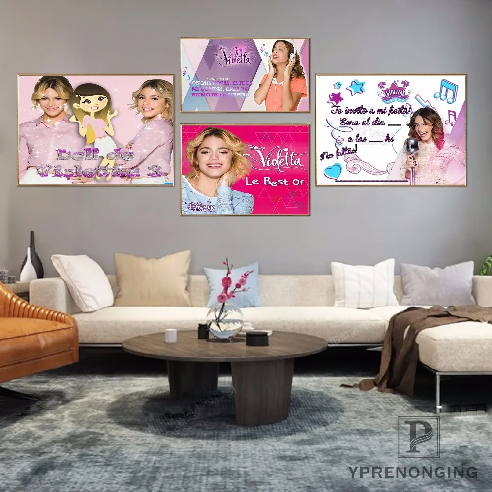 

Canvas Fabric Cloth Poster Custom Violetta Print Silk Fabric Home Decor Poste#0327-41