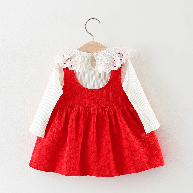 Платье для маленьких девочек; комплект одежды для маленьких девочек; одежда принцессы с длинными рукавами для детей от 6 месяцев до 3,5 лет
