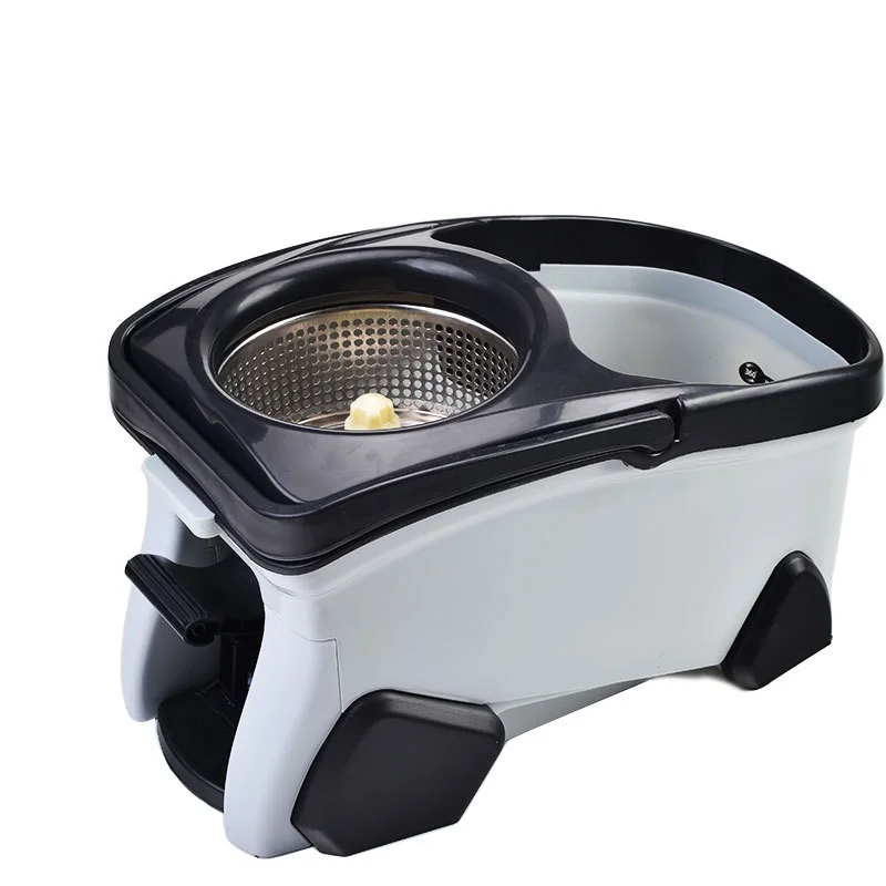 

Four-drive automatic mop bucket rotary drying stainless steel rotary mop buckets mop