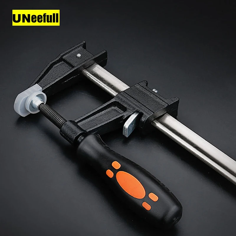 

Uneefull 6 - 34 inch Quick Ratchet Release Speed Squeeze Wood Working Work Bar Clamp F Clip Spreader Gadget Tool DIY Hand Tools