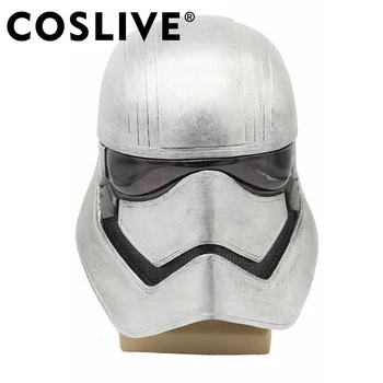

Coslive Star Wars Mask Captain Phasma Helmet Full Head COSplay Halloween Headwear Props Replica Soft Resin