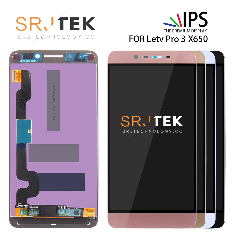 

Srjtek 5.5" Display For LeTV LeEco Le Pro 3 X650 LCD Touch Screen X651 X656 X658 X659 Replacement For LeTV LeEco Le3 Le 3
