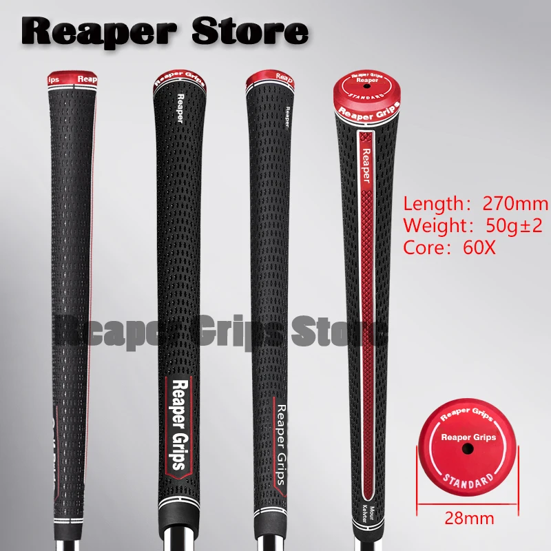 الغولف قبضة نادي الحديدي قبضة القياسية و متوسطة الحجم الأحمر رئيس اللون جديد في 2019 13 قطعة/الوحدة شحن مجاني