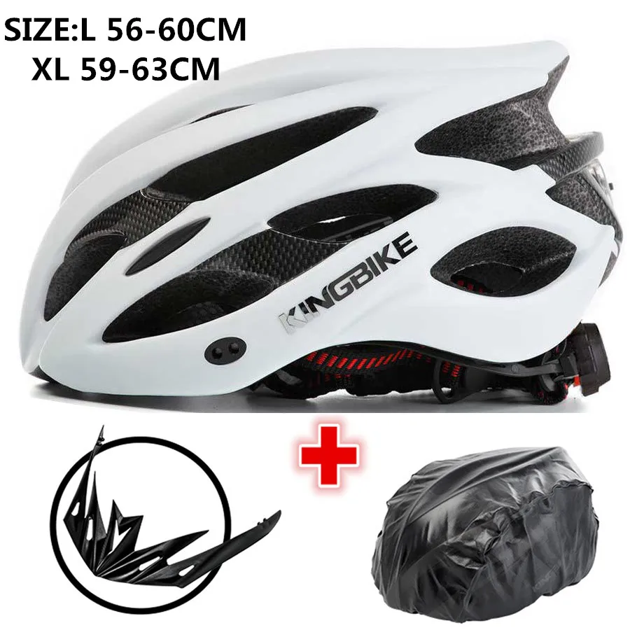 Розовый черный велосипедный шлем ультралегкий EPS+ PC крышка MTB дорожный велосипед шлем интегрально-плесень Велоспорт шлем Велоспорт безопасно крышка - Цвет: 629-white cover