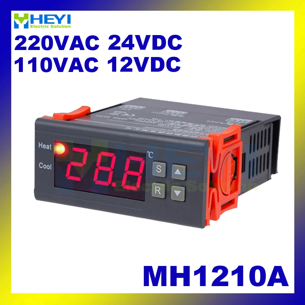

MH1210A intelligent digital thermostat electronic temperature control table refrigeration heating controller 12V 24V 110V 220V