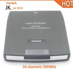 Горячие Hantek LA5034 PC USB анализатора логики 34CH частота дискретизации 500 МГц Пропускная способность 150 МГц LA-5034