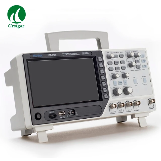 Cheap Hantek DSO4072C 2 Channel Digital Oscilloscope 1 Channel Arbitrary Function Waveform Generator