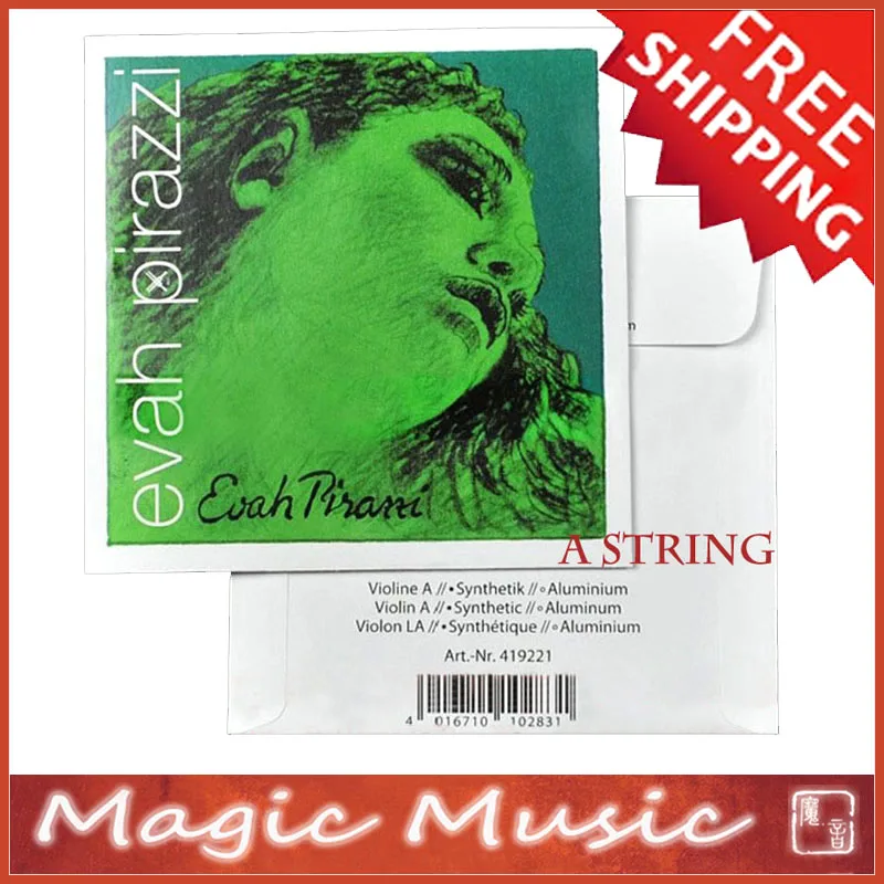 

Free shipping! Pirastro Evah Pirazzi Violin A String Model 419221 Ball End 4/4 made in Germany, 1 Piece Only A String 419221