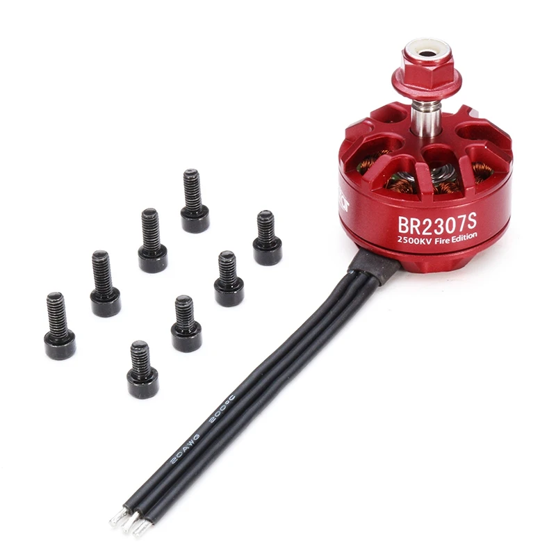 Racerstar 2307 BR2307S для Fire Green Edition 2500KV 2 4S бесщеточный двигатель X220 250 280 300 FPV Racing RC Drone 4 в 1