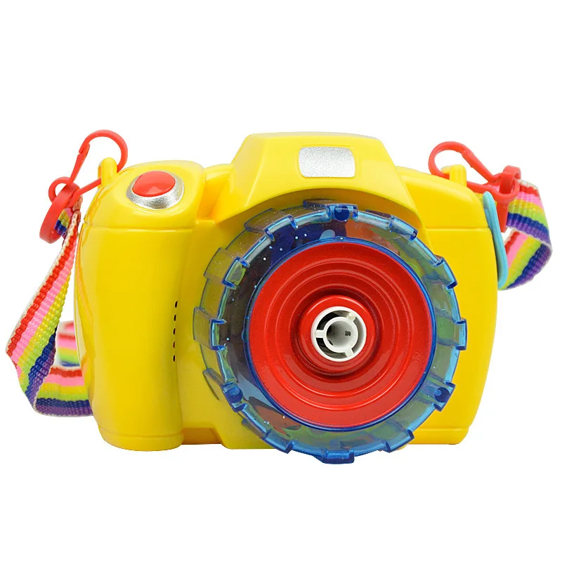 

Summer children's bubble camera bubble machine automatic light music electric children blowing bubble toy
