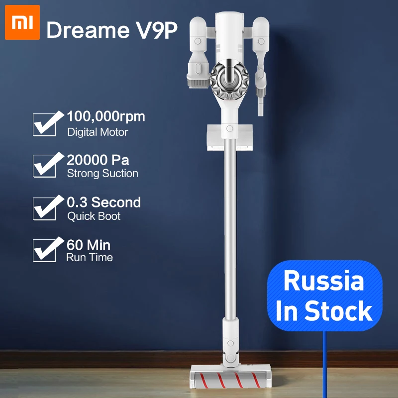 

Dreame V9P Handheld Cordless Vacuum Cleaner Protable Wireless Cyclone 120AW Strong Suction Carpet Dust Collector for xiaomi