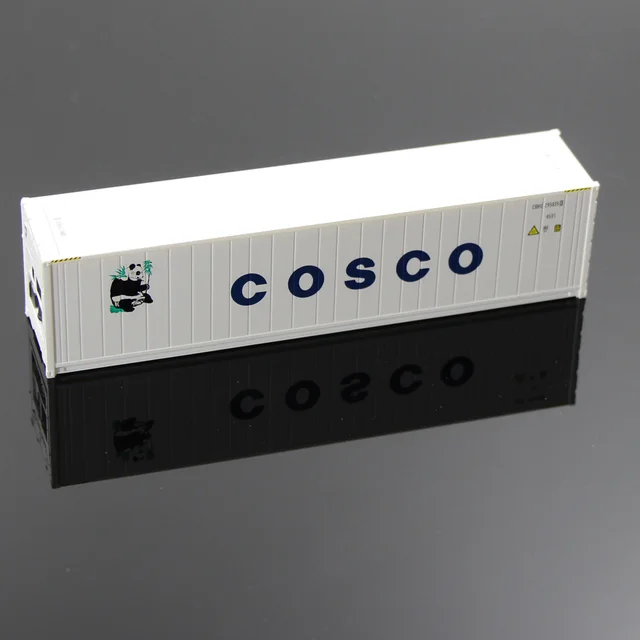 1pc HO Scale 40ft Hi-Cube Refrigerater Reefer 1/87 Shipping Container Freight Cars  Lot C8722