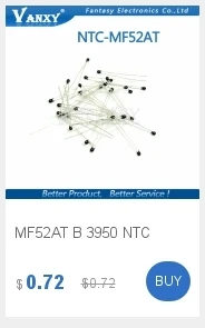 20 штук MF52AT MF52 B 3950 NTC термистор Термальность резистор 5% 1 K, 2K труба из углеродистого волокна 3K 4,7 K 5K 10K 20K 47K 50K 100K