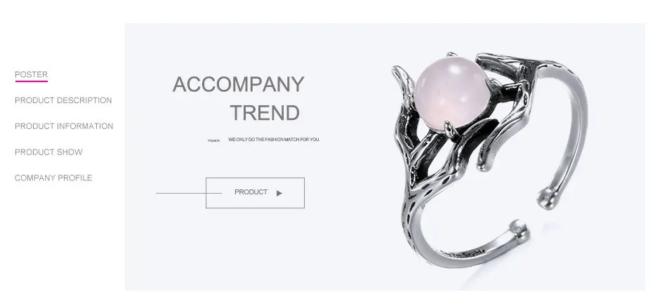 Say-You-Say-Me-925-Sterling-Silver-Branch-Rings-Unisex-Wedding-Engagement-Opening-Jelly-Pink-Glass-T07