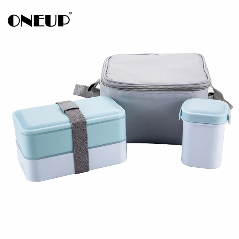 Коробка ONEUP bento набор в японском стиле коробка для завтрака с суповой кружкой