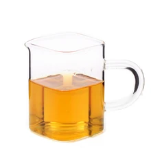 Стильная квадратная термостойкая стеклянная кружка ZENRC с ручным выдувом, чашка для сервировки, Подарочный чайник, домашний кунг-фу, кувшин