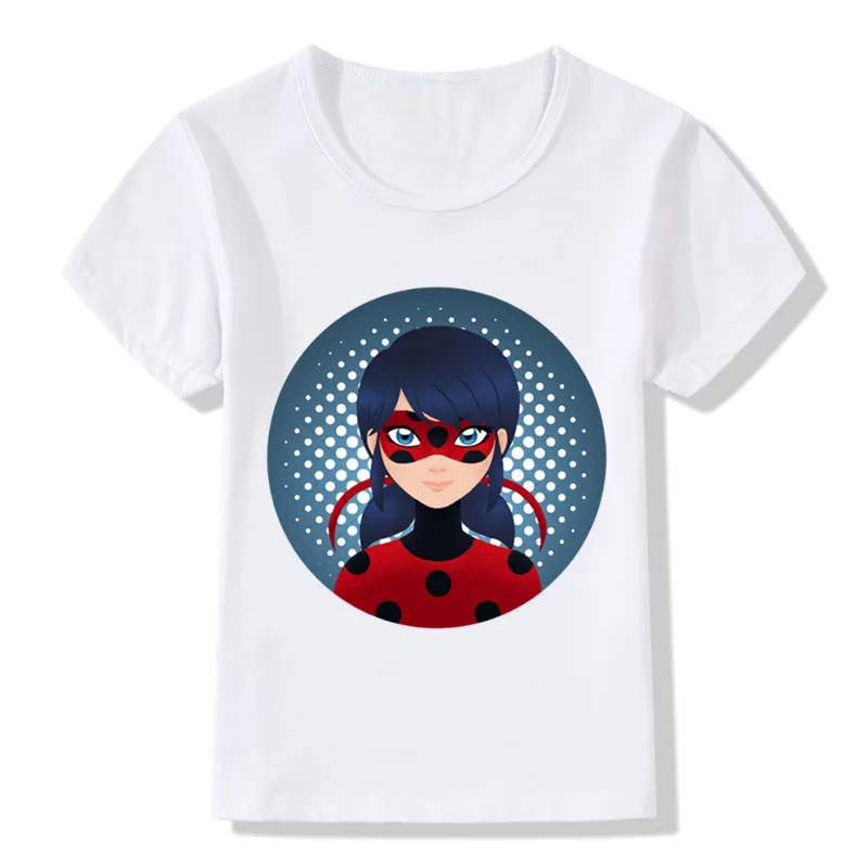 DERMSPE/Лидер продаж, летняя хлопковая спортивная рубашка для мальчиков и девочек милая детская одежда с коротким рукавом и принтом из мультфильма - Цвет: CT5160