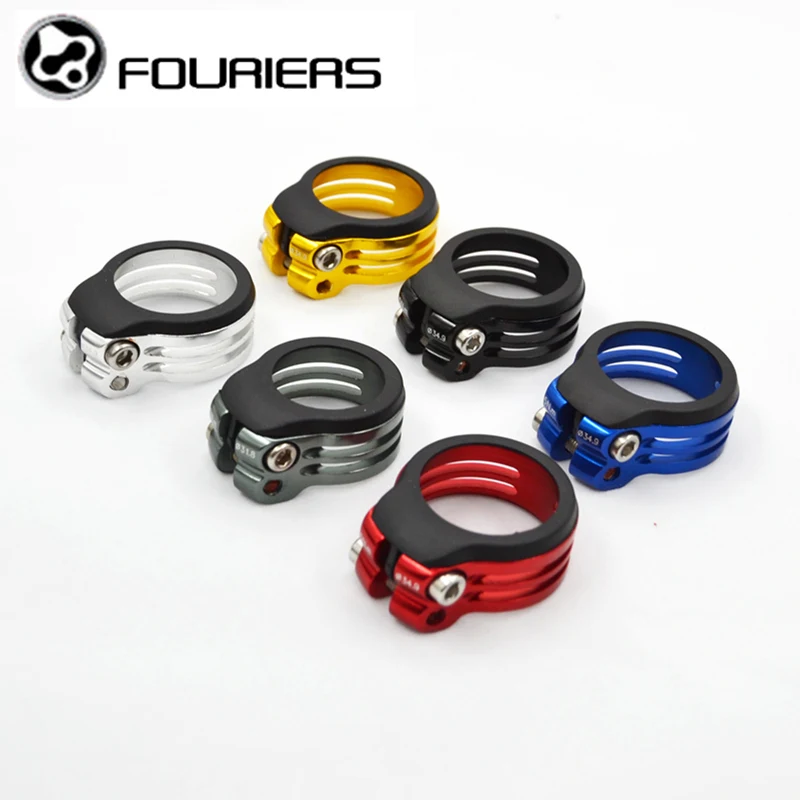 Fouriers الطريق الجبلية دراجة seatposts المشابك 31.8/34.9 ملليمتر سبائك الألومنيوم mtb دراجة seatpost أجزاء مقعد آخر المشبك دراجة