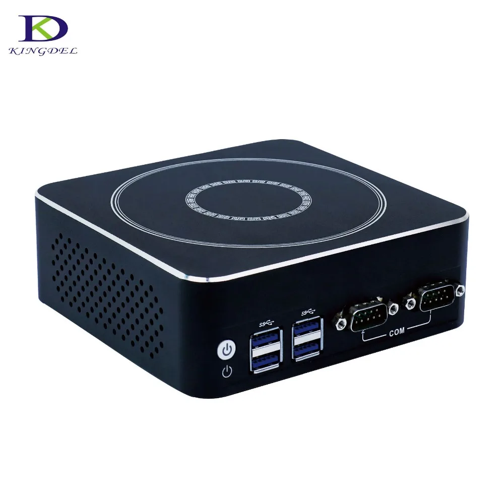 

DDR4 Mini PC Mini Industrial Computer Intel 7th Gen CPU Core i7 7500U Dual Core HTPC with 16G RAM 512G SSD 1*DP HDMI 2*COM Win10