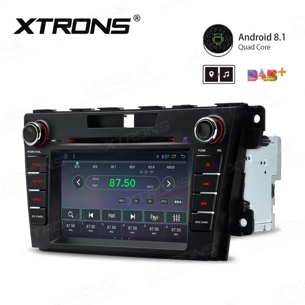 Discount 7" Android 8.1 Oreo OS Car DVD Multimedia Navigation GPS Radio for Mazda CX-7 2007-2012 with Split Screen Function Support 3