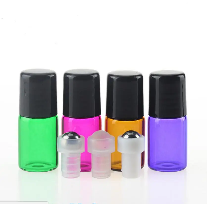 2ml Mini roll on roller bottles for essential oil roll on refillable