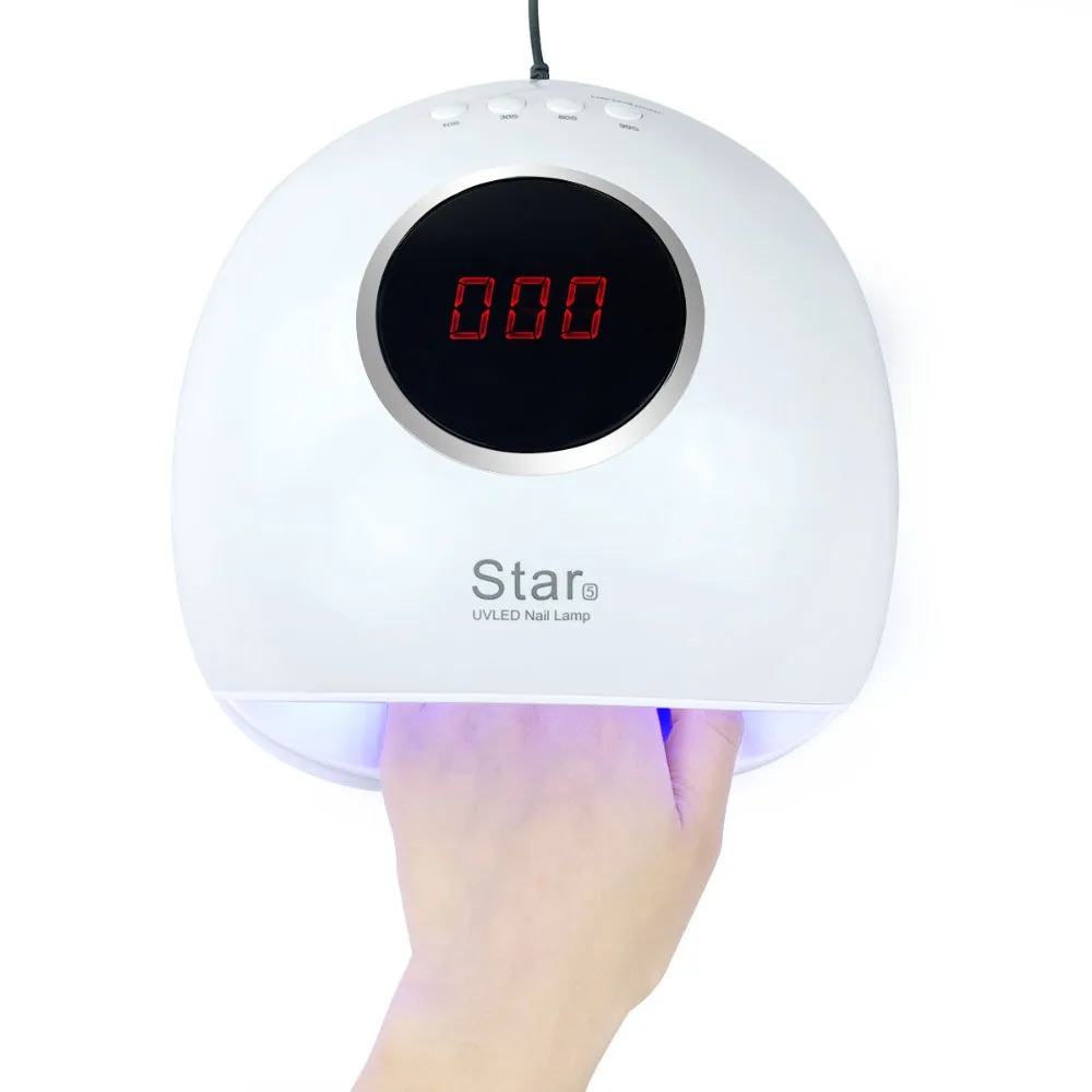 

New Star 5 72W 33 Lamp Beads UV Lamp LED Lamp Nail Light Suitable For All Gel Timing 10/30/60/99s LCD Monitors Smart Lamp Nail