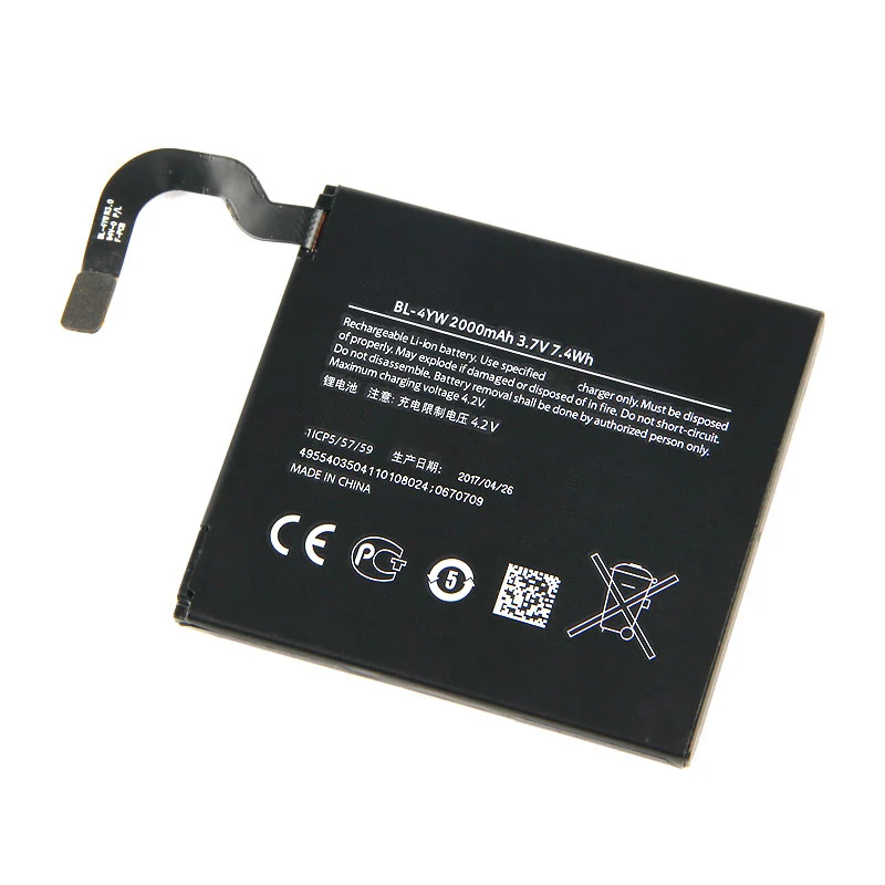 

Original Nokia BL-4YW phone battery for Nokia Lumia 925 925T 2000mAh BL4YW battery