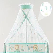 Детская москитная сетка крышка детская кровать складная опорная палатка навес для ребенка Детская кроватка Регулируемая Милая шифрование москитная сетка