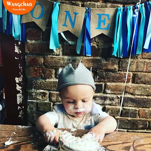Ribbon Dining Chair Linen Banner One Year Old Party Decoration Happy Birthday Baby Shower Boys Girls Decora Kids Party Supplies Ribbon Dining Chair Linen Banner One Year Old Party Decoration Happy Birthday Baby Shower Boys Girls Decora Kids Party Supplies