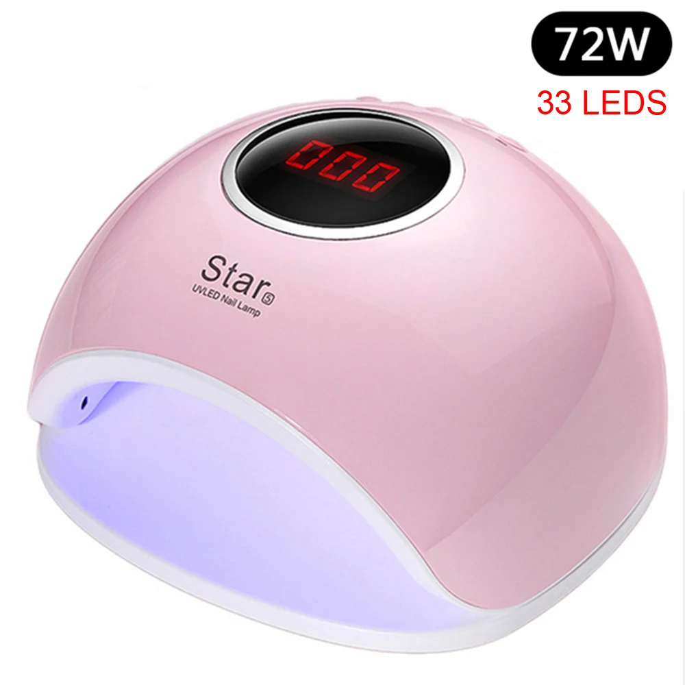 

Nail Dryer 72/54/36W UV LED Nail Lamp For Gel Polish Curing Light LCD Display 10/30s/60/99s Timer Lamp For Manicure