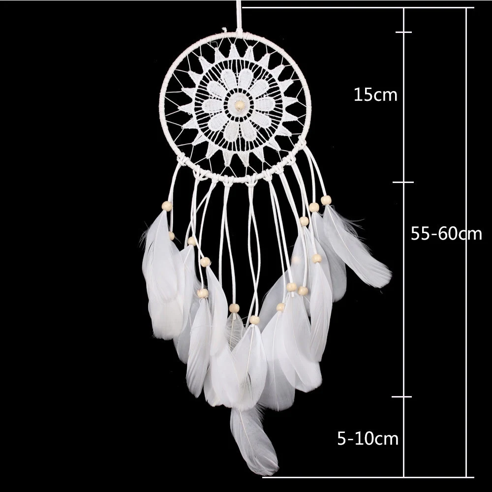 Дома висит Dream Catcher большой кружева Dream Catcher Wind Chime творческие украшения - Цвет: 19