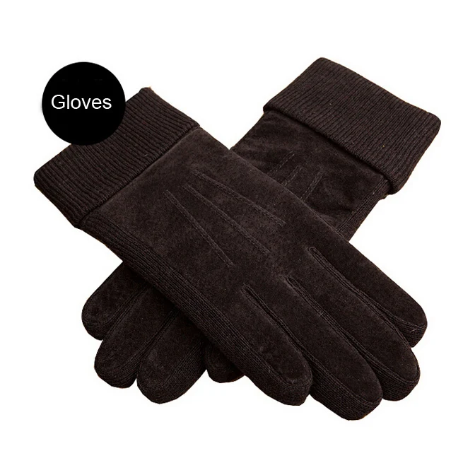 Горячая Распродажа модные Guantes мужские теплые зимние перчатки однотонные черные Рябиновые свиные кожаные средние мягкие тактические перчатки Военные рукавицы
